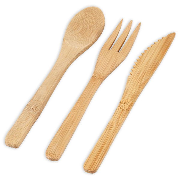Bambus-Besteck-Set, 3-teilig Bambus-Besteck-Set, 3-teilig von Creativ Company