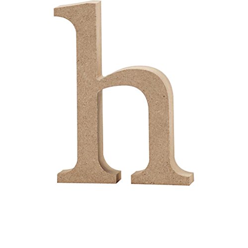 Buchstabe, H: 13 cm, MDF, h, 1 Stck. von Creativ Company