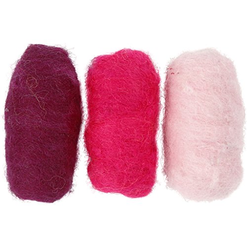 Creativ 45334 Company kardierte Wolle, lila/rosa Harmonie, 3 Stück Creativ 45334 Company kardierte Wolle, lila/rosa Harmonie, 3 Stück von Creativ Company