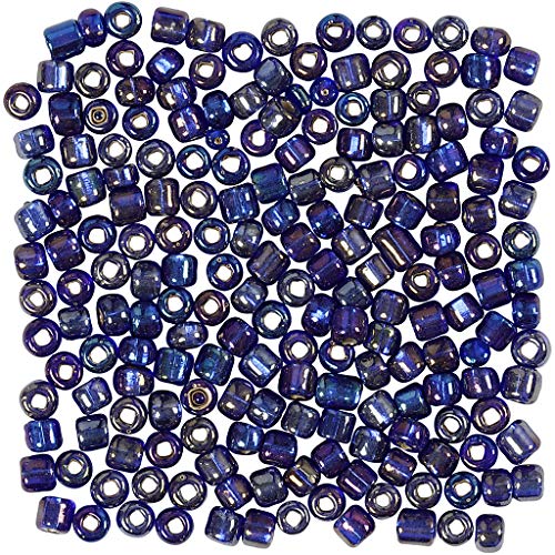 Creativ Company 682631 Rocailleperlen, 25 Stück, Blau Oil Creativ Company 682631 Rocailleperlen, 25 Stück, Blau Oil von Creativ