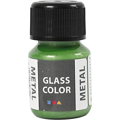Creativ Company Glasfarbe Metal, 35 ml, Grün von Creativ Company