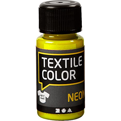 Creativ Company Textile Color, Neongelb, 50 ml von Creativ Company