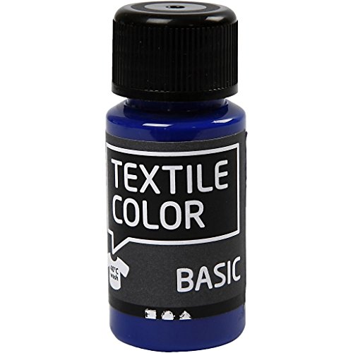 Creativ Company Textilfarbe, 50ml, Primary Blau von Creativ Company