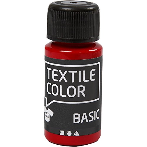 Creativ Company Textilfarbe, 50ml, Rot, Einheitsgröße von Creativ Company