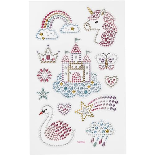 Diamantsticker Einhorn Regenbogen Mädchen Aufkleber Strassteine Diamantsticker Einhorn Regenbogen Mädchen Aufkleber Strassteine von Creativ