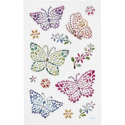 Diamantsticker bunte Schmetterlinge Aufkleber Strassteine Diamantsticker bunte Schmetterlinge Aufkleber Strassteine von Creativ