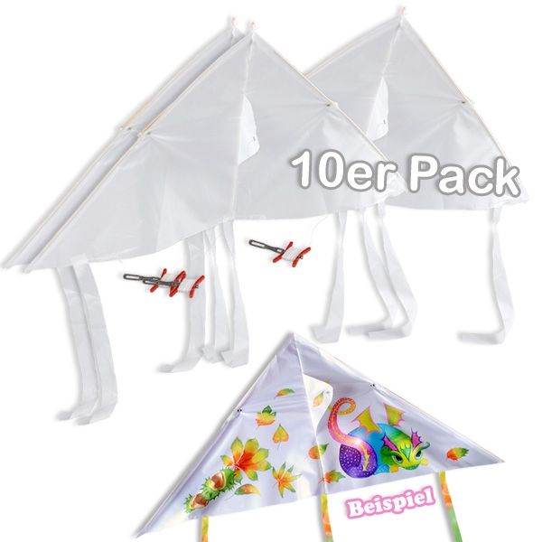 Großpack Drachen zum Bemalen, 10Stk Großpack Drachen zum Bemalen, 10Stk von Creativ Company