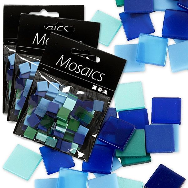 Großpack Mosaiks blau, 75g Packung, Mosaiksteine in hübschen Blautönen Großpack Mosaiks blau, 75g Packung, Mosaiksteine in hübschen Blautönen von Creativ Company