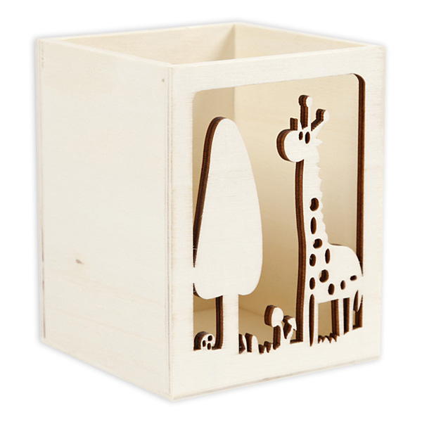 Holzlaterne "Giraffe", 1 Stück, 10cm x 8cm x 8cm Holzlaterne "Giraffe", 1 Stück, 10cm x 8cm x 8cm von Creativ Company