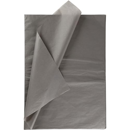 Seidenpapier, Blatt 50x70 cm, 14 g, grau, 25Blatt von Creativ