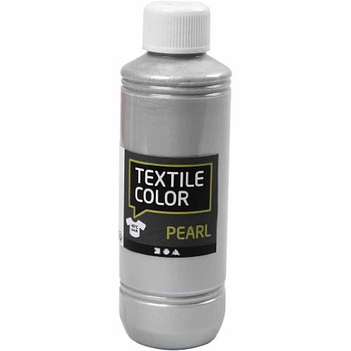 Creativ Textile Color, Silber, Pearl, 250ml von Creativ