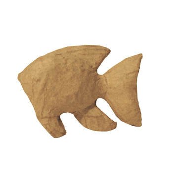 Pappmaché-Figur, Größe: ca. 12cm, Motiv: Fisch [Spielzeug] von Creativ Discount