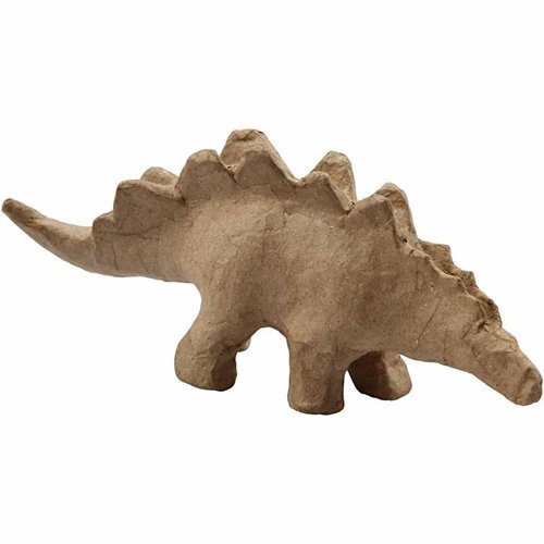 Pappmaché-Figur, Stegosaurus, ca.10,5x22x5,5cm [Spielzeug] von Creativ Discount