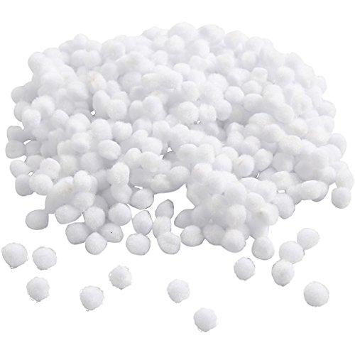 51852 – Pompons – 5 mm – Weiß von Creativ