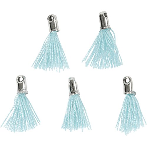 61186 Baumwollquaste, 1 cm, 5 Stück, Türkis 61186 Baumwollquaste, 1 cm, 5 Stück, Türkis von Creativ