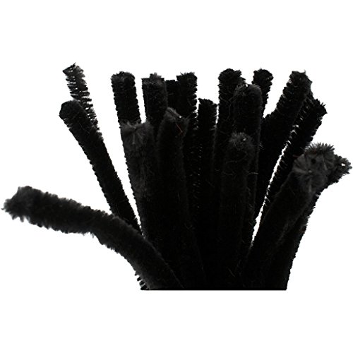 Chenilledraht,,100263,Dicke AA89 mm,L: 30 cm,schwarz, 25Stck. Chenilledraht,,100263,Dicke AA89 mm,L: 30 cm,schwarz, 25Stck. von Creativ
