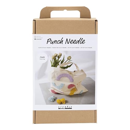 Craft Punch Needle, Pastellfarben, Tote Bag, 1 Packung von Creativ