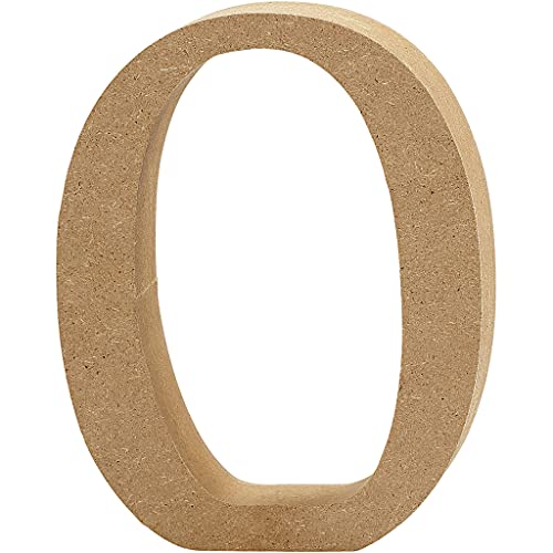 Creativ "0 cm MDF Nummer, braun, 13 x 2 cm von Creativ