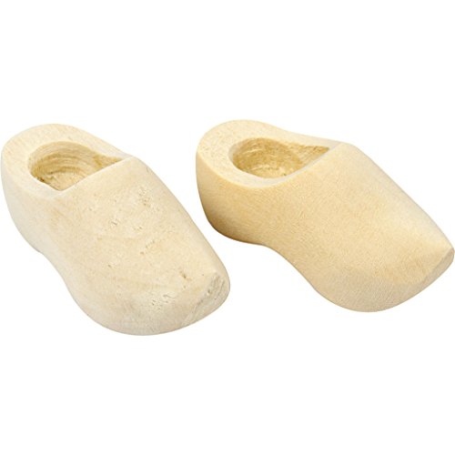 Creativ 100263 Holländische Holz-Clogs, Größe L: 40 mm, 2 Paar von Creativ