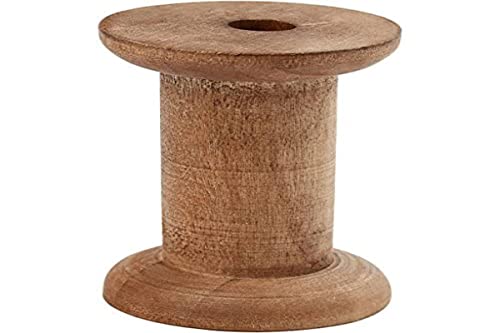 Creativ 100263 Holzspule, 30 mm Kern, Lochgröße 10 mm, Spulengröße: 70 mm, braun, 10 Stück Creativ 100263 Holzspule, 30 mm Kern, Lochgröße 10 mm, Spulengröße: 70 mm, braun, 10 Stück von Creativ