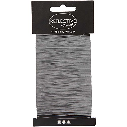 Creativ 100263 Reflektierender Faden, B: 0,8–1 mm, grau, 100 m. Creativ 100263 Reflektierender Faden, B: 0,8–1 mm, grau, 100 m. von Creativ