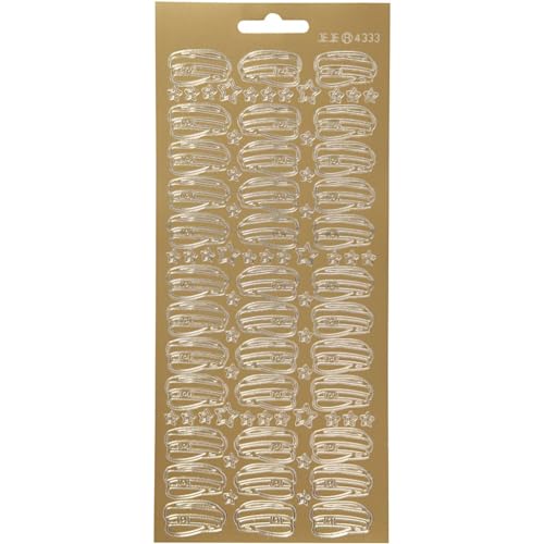 Creativ 170208 Aufkleber, Papier, gold, Einheitsgröße Creativ 170208 Aufkleber, Papier, gold, Einheitsgröße von Creativ