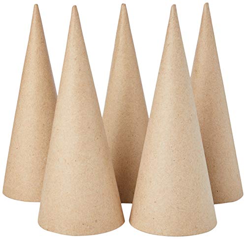 Creativ 265061 5 Kegel aus Pappmaché, 20 cm, Beige, 5 Stück Creativ 265061 5 Kegel aus Pappmaché, 20 cm, Beige, 5 Stück von Creativ