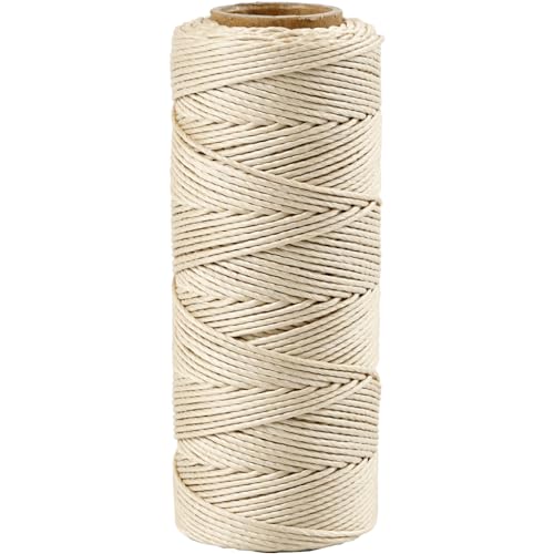 Creativ 503482 Bambuskordel, elfenbeinfarben, 65 m Länge, 1 mm Stärke, Beige Creativ 503482 Bambuskordel, elfenbeinfarben, 65 m Länge, 1 mm Stärke, Beige von Creativ