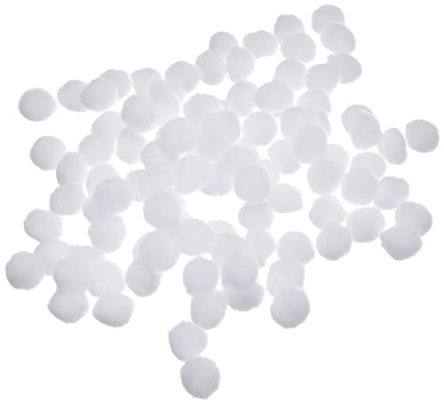 Creativ 51858 Pompons, 20 mm Durchmesser, 100 Stück, Weiß Creativ 51858 Pompons, 20 mm Durchmesser, 100 Stück, Weiß von Creativ