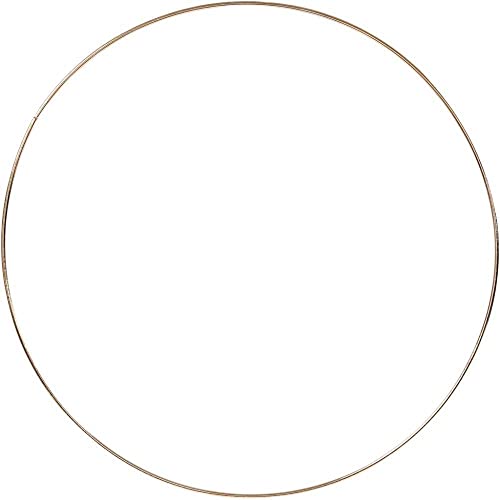 Creativ 52429 Metalldraht Ring, 30cm Ø, Gold, 10 Stück Creativ 52429 Metalldraht Ring, 30cm Ø, Gold, 10 Stück von Creativ