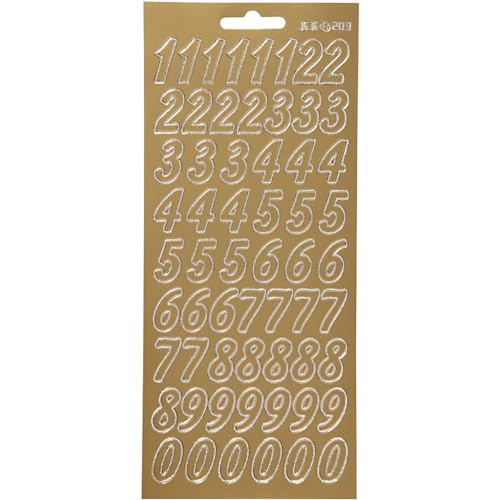 Creativ Aufkleber, goldfarben, Einheitsgröße, Gold Creativ Aufkleber, goldfarben, Einheitsgröße, Gold von Creativ