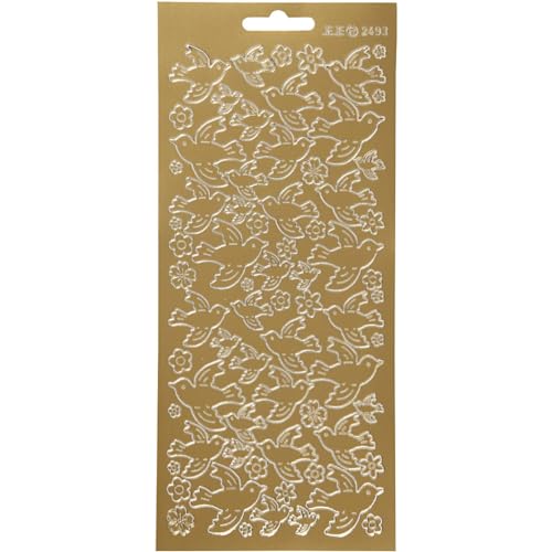 Creativ Aufkleber, goldfarben, Einheitsgröße, Gold Creativ Aufkleber, goldfarben, Einheitsgröße, Gold von Creativ