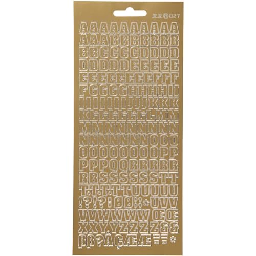 Creativ Aufkleber, goldfarben, Einheitsgröße, Gold Creativ Aufkleber, goldfarben, Einheitsgröße, Gold von Creativ