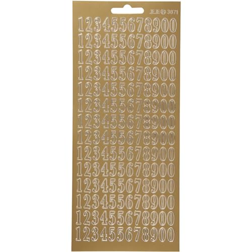 Creativ Aufkleber, goldfarben, Einheitsgröße, Gold Creativ Aufkleber, goldfarben, Einheitsgröße, Gold von Creativ
