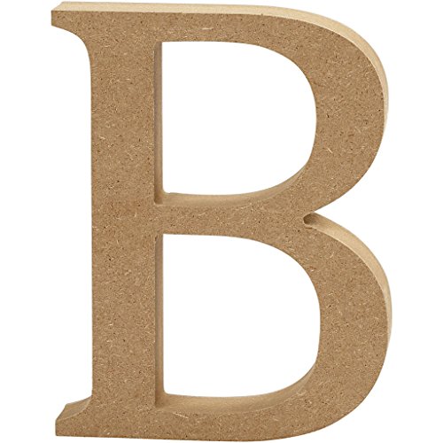 Creativ "B MDF Buchstabe, braun, 13 x 2 cm von Creativ