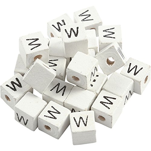 Creativ Buchstabenperlen, Weiss/opulenter Garten, One Size von Creativ