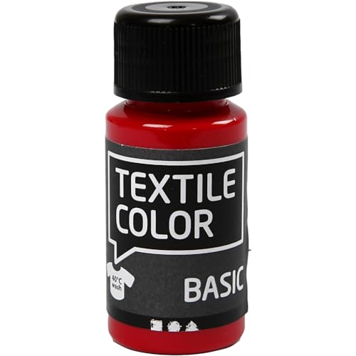 Creativ Company Textilfarbe, 50ml, Red Creativ Company Textilfarbe, 50ml, Red von Creativ
