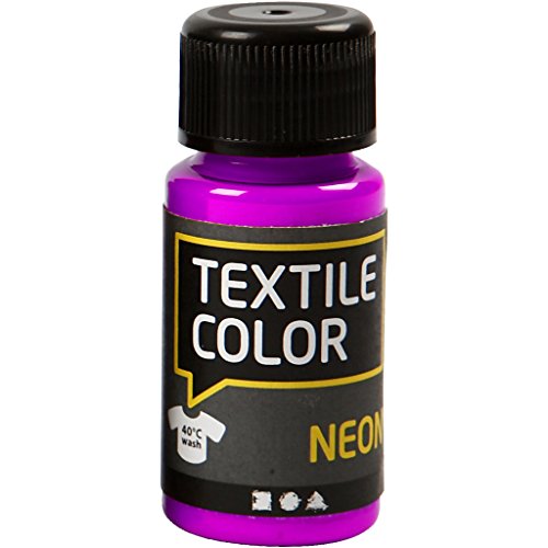 Creativ Company Textilfarbe, Neonfliederfarben, 50 Stück von Creativ