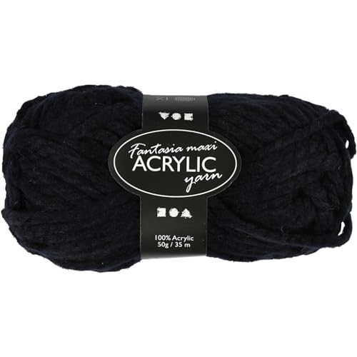 Creativ FantasiaPolyacryl-Wolle, 45 m, Schwarz Creativ FantasiaPolyacryl-Wolle, 45 m, Schwarz von Creativ