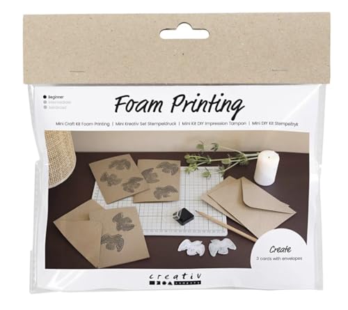 Creativ Mini Bastelset Schaumstoffdruck, beige, 1 Packung Creativ Mini Bastelset Schaumstoffdruck, beige, 1 Packung von Creativ