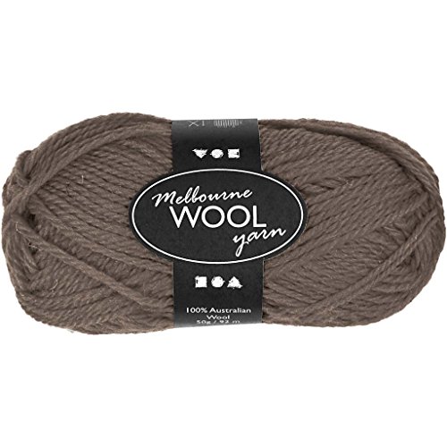 Creativ Wollgarn, Wolle, Grau/Braun, Einheitsgröße, 92 von Creativ