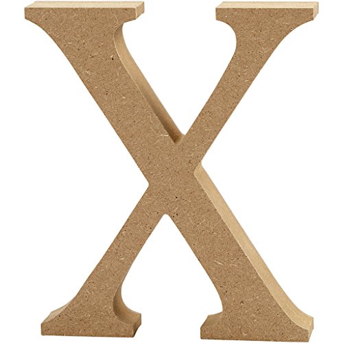 Creativ "x MDF Buchstabe, braun, 13 x 2 cm von Creativ