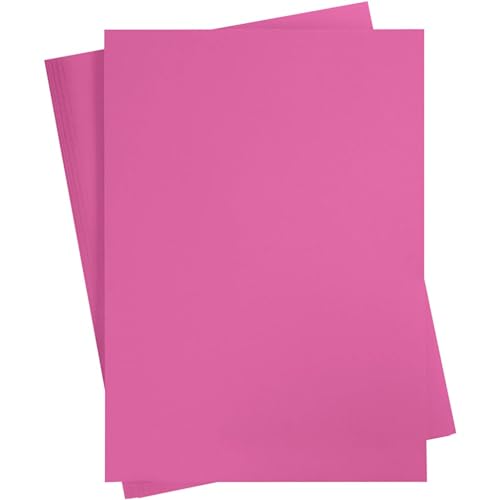 Farbkarton, A2, 420 x 600 mm, 180 g, rosa, 100 Blatt von Creativ