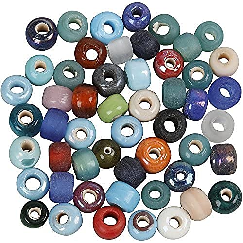 Glasperlen-Mix, D: 9 mm, sortierte Farben, 500g Glasperlen-Mix, D: 9 mm, sortierte Farben, 500g von Creativ