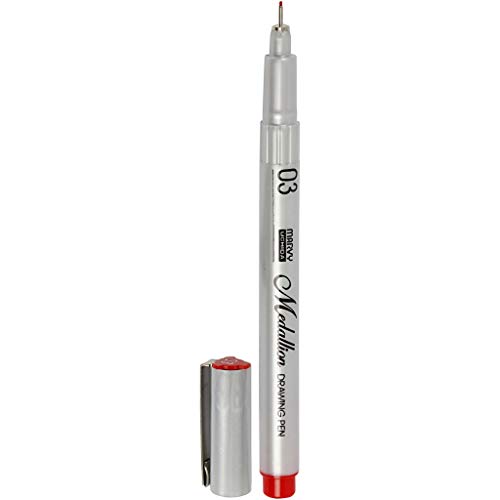 Medallion Stift, 0,3 mm Strichbreite, rot, 1 Stück Medallion Stift, 0,3 mm Strichbreite, rot, 1 Stück von Creativ