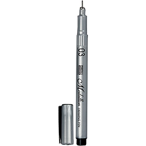 Medaillon Stift, 0,3 mm Strichstärke, schwarz, 1 Stück Medaillon Stift, 0,3 mm Strichstärke, schwarz, 1 Stück von Creativ