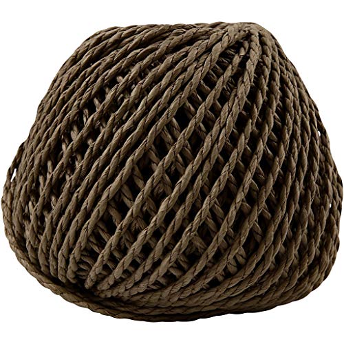 Papierfaden, Stärke 2,5-3 mm, ca. 42 m, dunkelbraun, 150g Papierfaden, Stärke 2,5-3 mm, ca. 42 m, dunkelbraun, 150g von Creativ