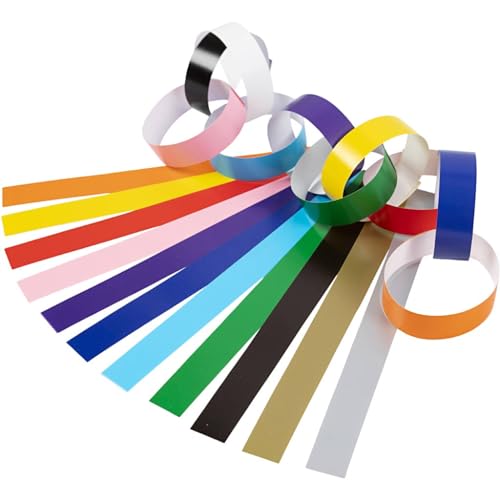 Papierketten, L 16 cm, B 15 cm, verschiedene Farben, 2400asstd Papierketten, L 16 cm, B 15 cm, verschiedene Farben, 2400asstd von Creativ