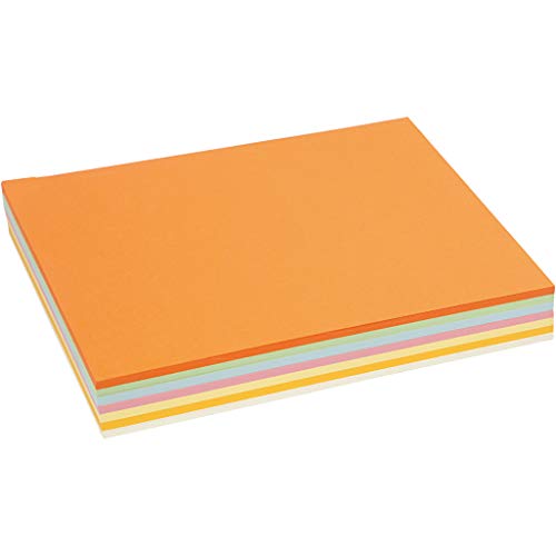 Pastellkarton, A4, 21 x 30 cm, 160 cm, Pastellfarben, 210 Blatt von Creativ