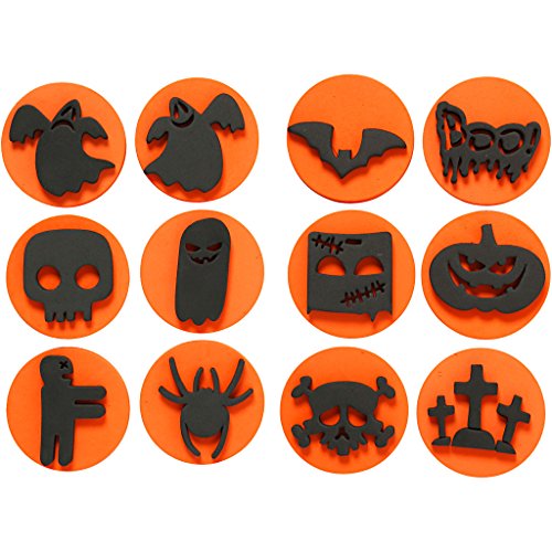 Schaumstoffstempel D 7,5 cm Stärke 2,5 cm Halloween 12asstd von Creativ